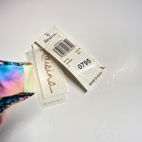 NWT RAISINS Reversible Floral & Tie-Dye Bikini Bottoms By Raisins,  Size Medium - Picture 6 of 9